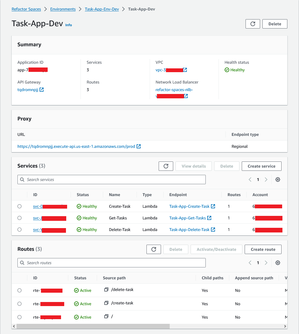 Application-details-after-all-service-and-routes-created